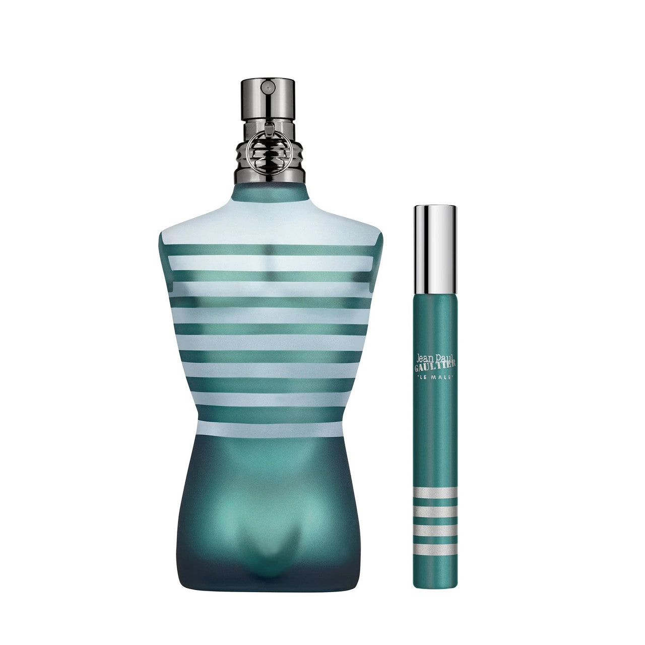 JEAN PAUL GAULTIER LE MALE 2 PCS SET FOR MEN: 6.7 EAU DE TOILETTE SPRAY + 0.33 OZ EAU DE TOILETTE SPRAY