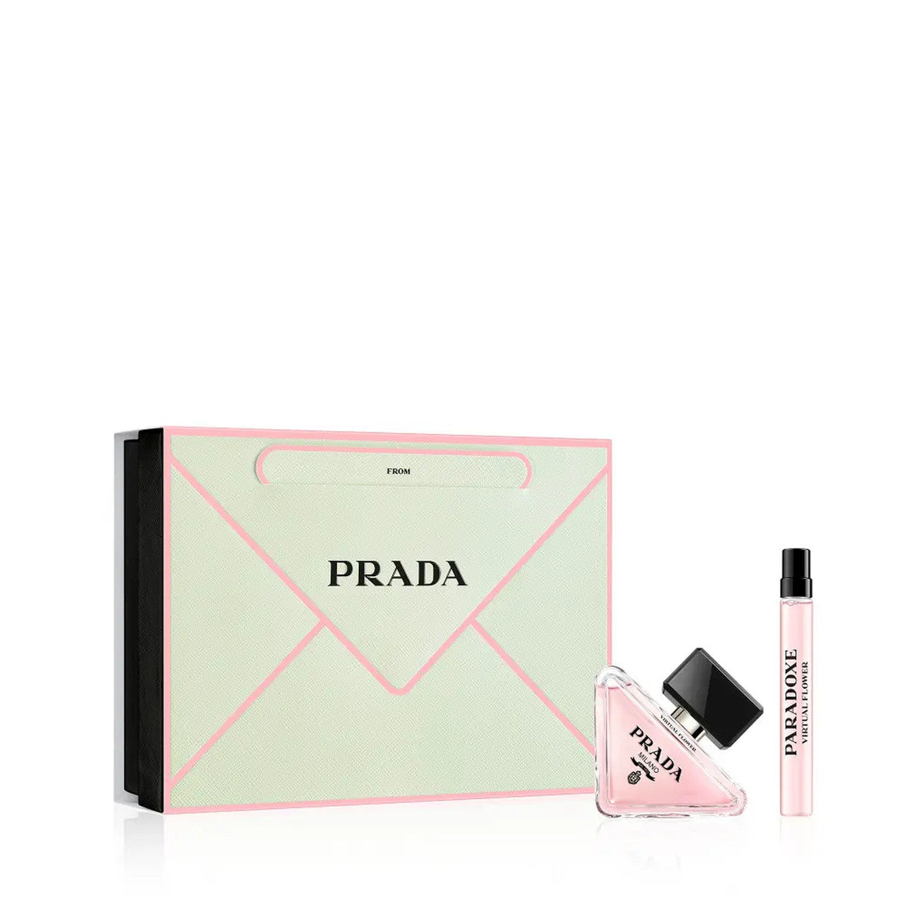 PRADA PARADOXE VIRTUAL FLOWER 2 PCS SET FOR WOMEN: 1.7 EAU DE PARFUM SPRAY + 0.33 EAU DE PARFUM SPRAY