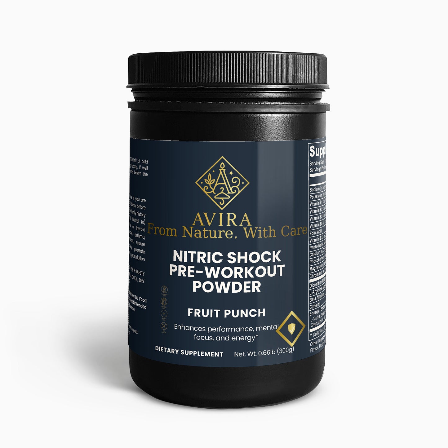 Nitric Shock Pre-Workout Powder (Fruit Punch)