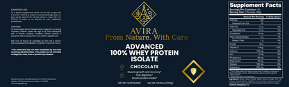 Advanced 100% Whey Protein Isolate (Chocolate)