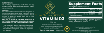 Vitamin D3 2,000 IU