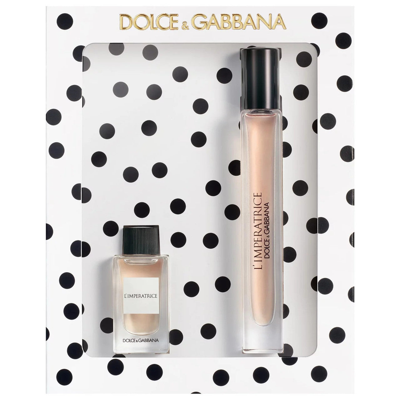 DOLCE & GABBANA L'IMPERATRICE 2 PCS SET FOR WOMEN: 0.33 EAU DE TOILETTE SPRAY + 5 ML EAU DE TOILETTE MINI