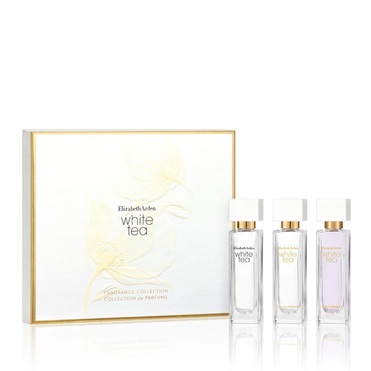 WHITE TEA 3 PCS SET FOR WOMEN: 0.33 EAU DE TOILETTE SPRAY + 0.33 EAU DE PARFUM SPRAY + EAU FLORALE 0.33 EAU DE TOILETTE SPRAY
