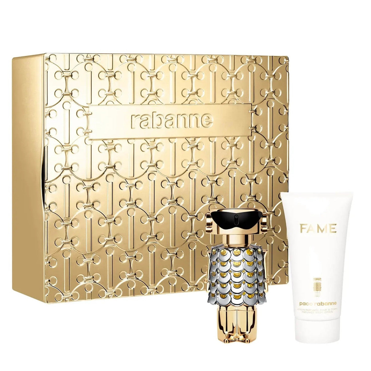 PACO RABANNE FAME 2 PCS SET FOR WOMEN: 2.7 EAU DE PARFUM SPRAY + 3.4 BODY LOTION