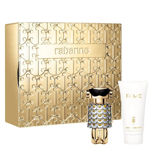 PACO RABANNE FAME 2 PCS SET FOR WOMEN: 2.7 EAU DE PARFUM SPRAY + 3.4 BODY LOTION